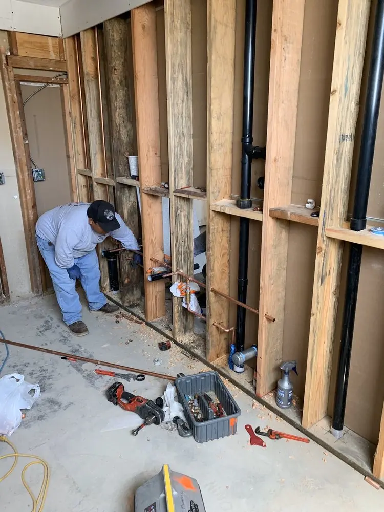 Commercial rough-in plumbing for Gas Line Repair in Euless